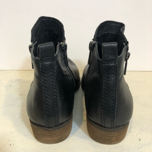 COPY - Lucky Brand Basel Black Leather Booties Size 7 - Picture 3 of 8
